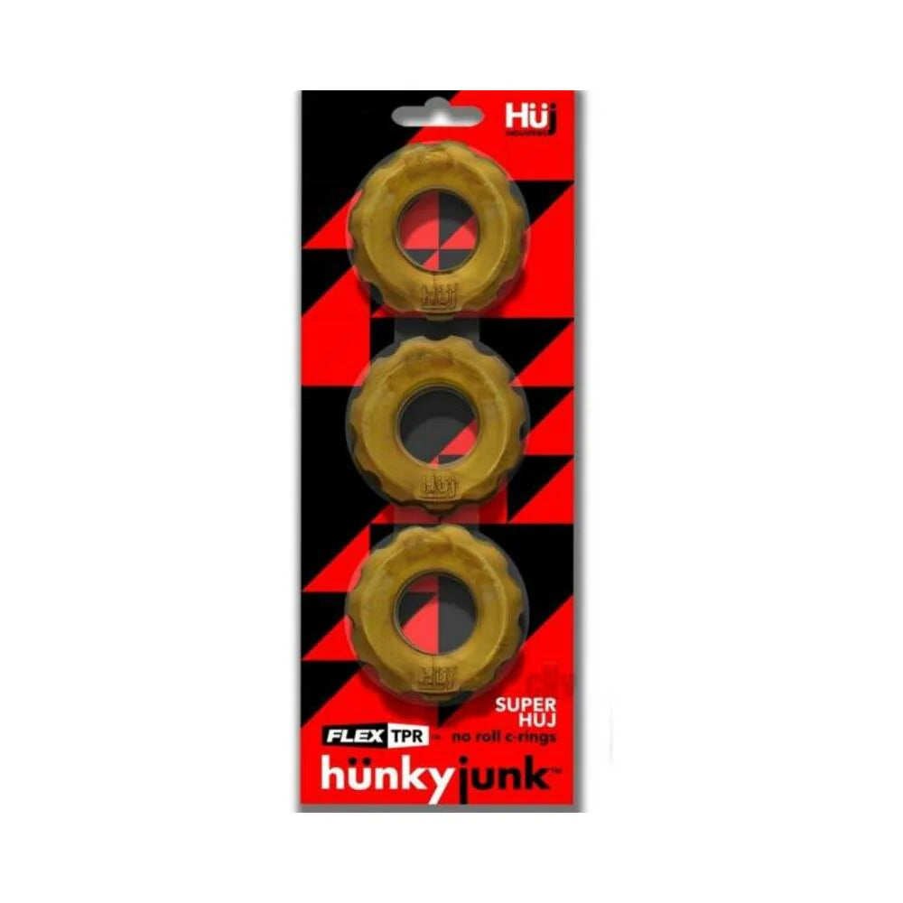 Super Huj 3pk Cockrings Bronze Metal