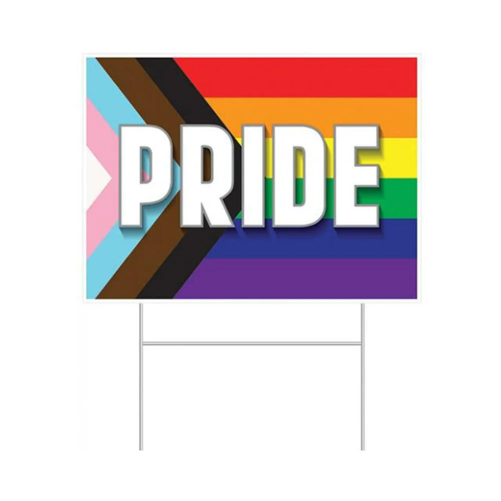Plastic Pride Yard Sign