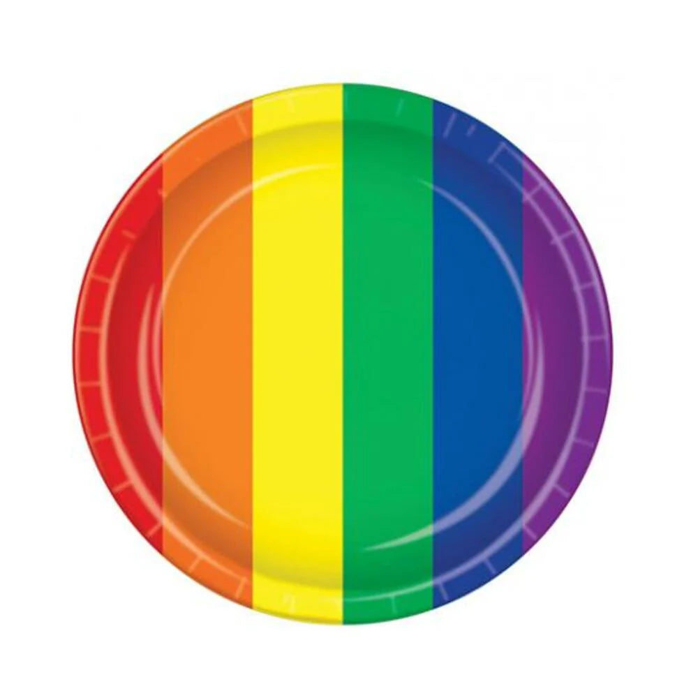 Pride Plates - Rainbow Pack Of 8