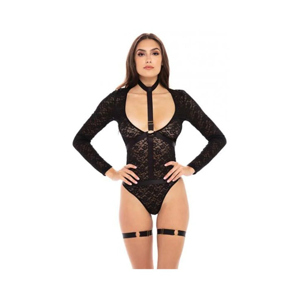 Rene Rofe Up To My Neck Teddy Choker Set Black M/l