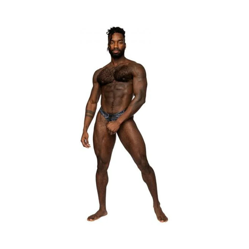 Male Power S'naked Power Sock Black/blue S/m