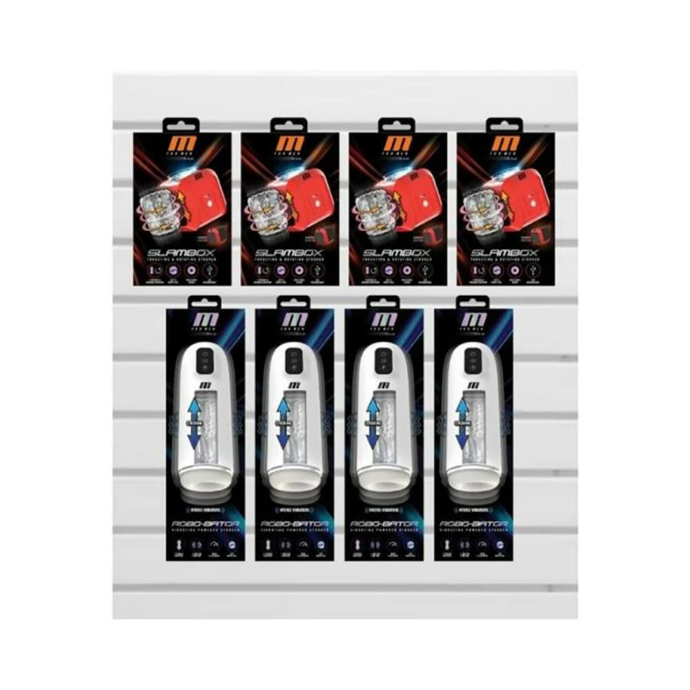 M For Men Slambox And Robobator Merchandising Kit