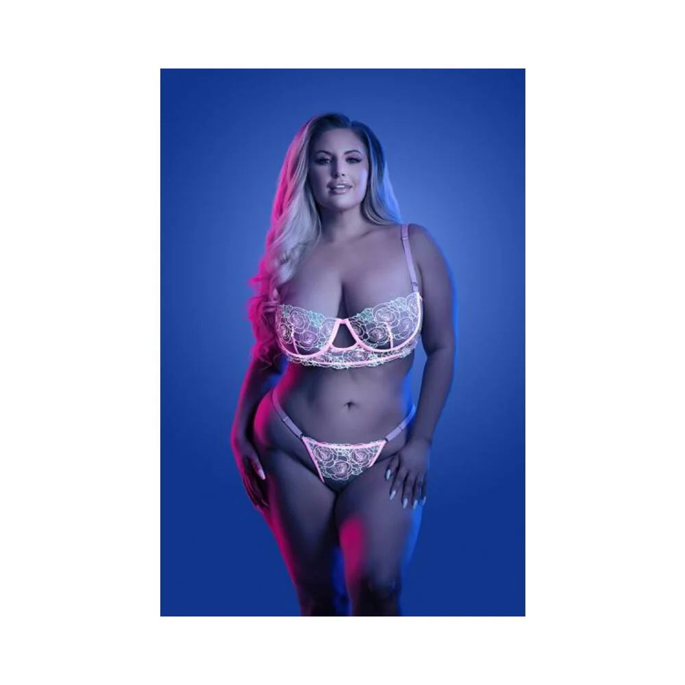 Daydream Gid Rose Bra & Panty Q/s