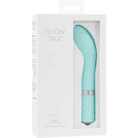 Pillow Talk Sassy Gspot Massager Teal