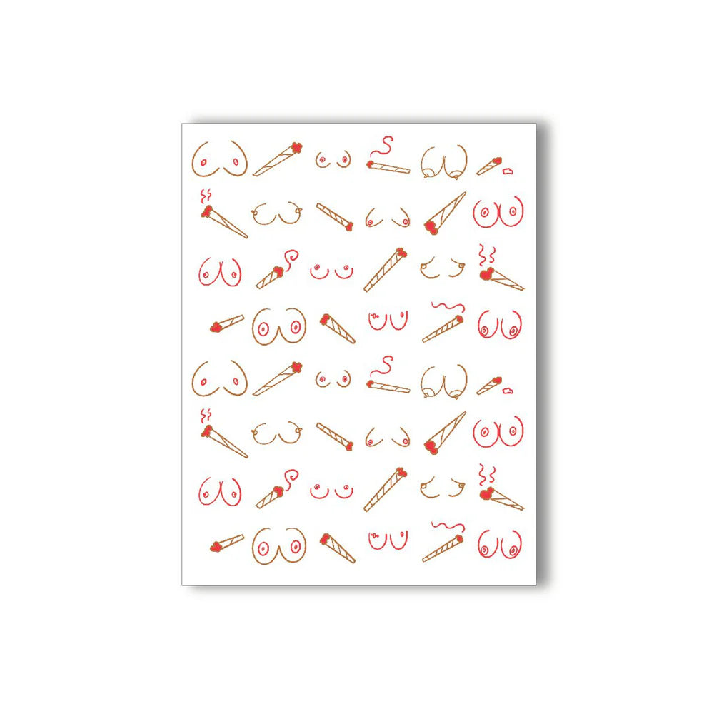 Doobies & Boobies Naughtykard