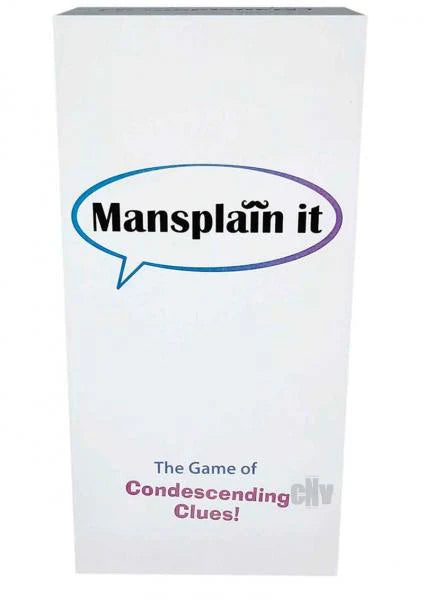 Mansplain It- The Game Of Condescending Clues!