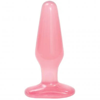 Medium pink Jelly butt plug