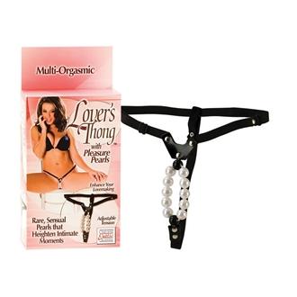 Lover's Thong with Pleasure Pearls