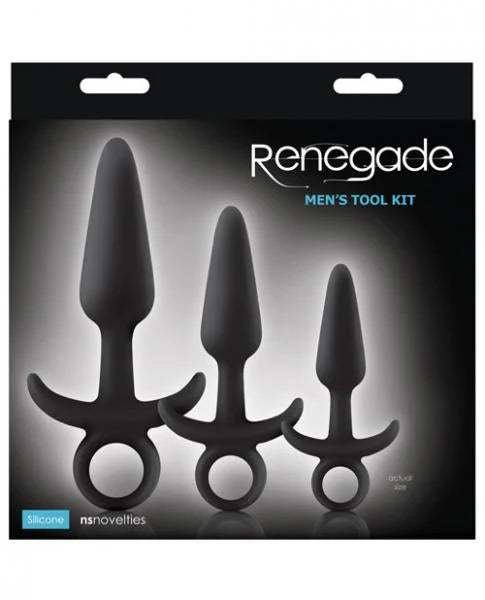 Renegade Men's Tool Kit Anal Set Black