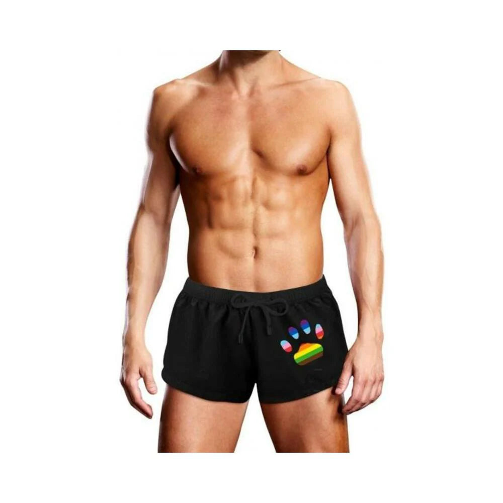 Prowler Swim Blk Oversize Paw Trunk Lg