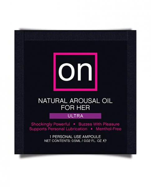 On For Her Arousal Oil Ultra - Single Use Ampoule