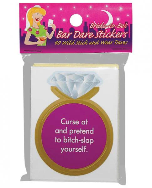 Bride To Be's Bar Dare Stickers