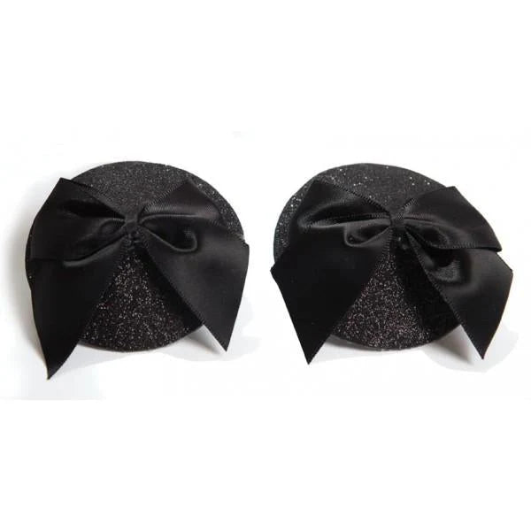 Burlesque Pasties Bows Black