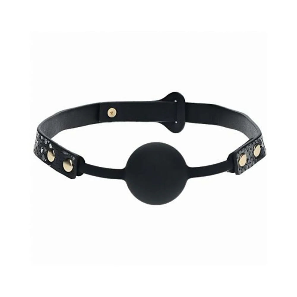 Ouch! Florence Collection Silicone Ball Gag Black