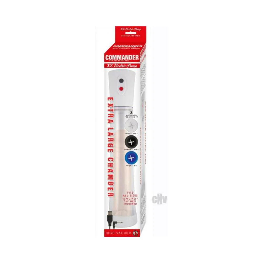 Commander Extra Large Electric Pump White