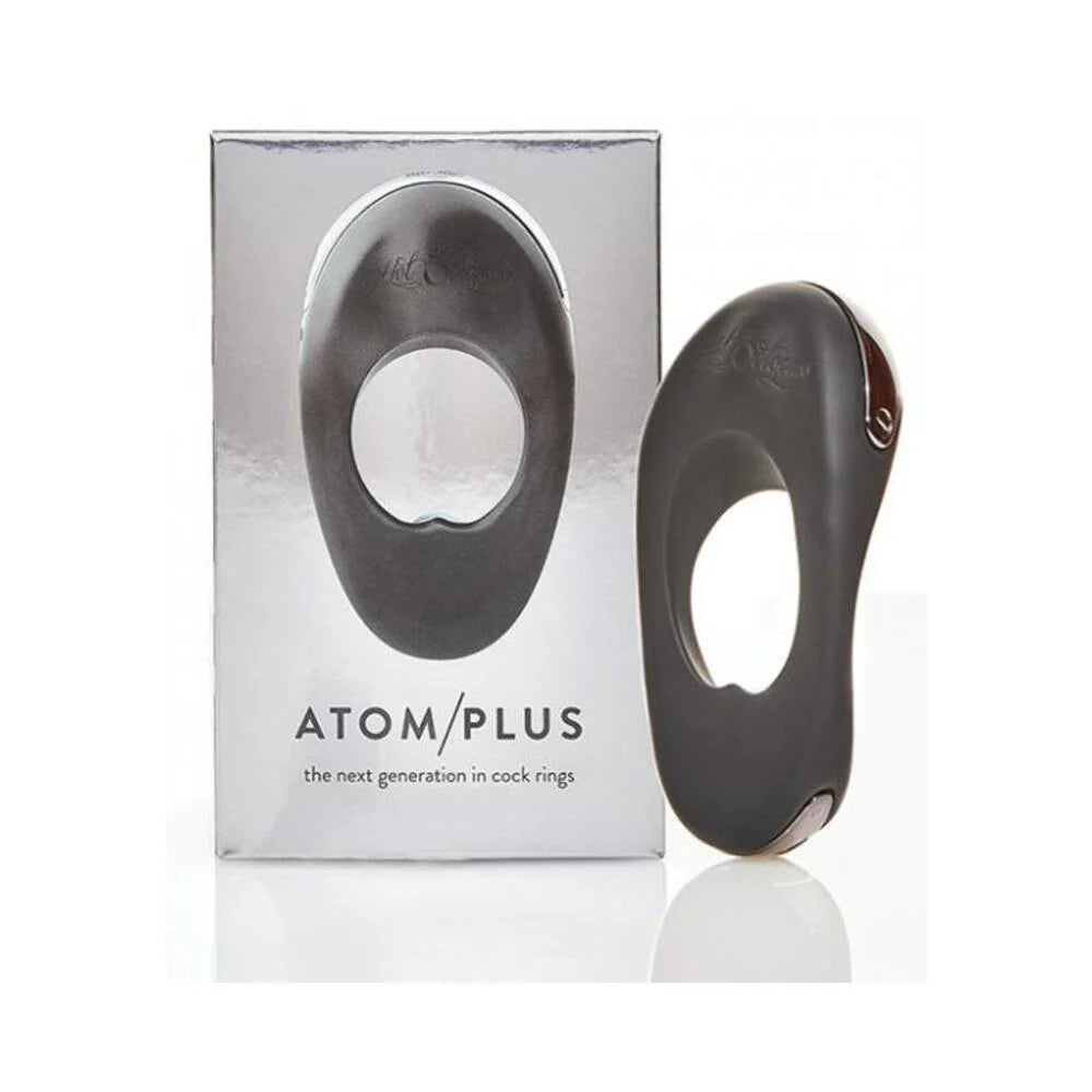 Hot Octopuss Atom Plus Black Vibrating Cock Ring