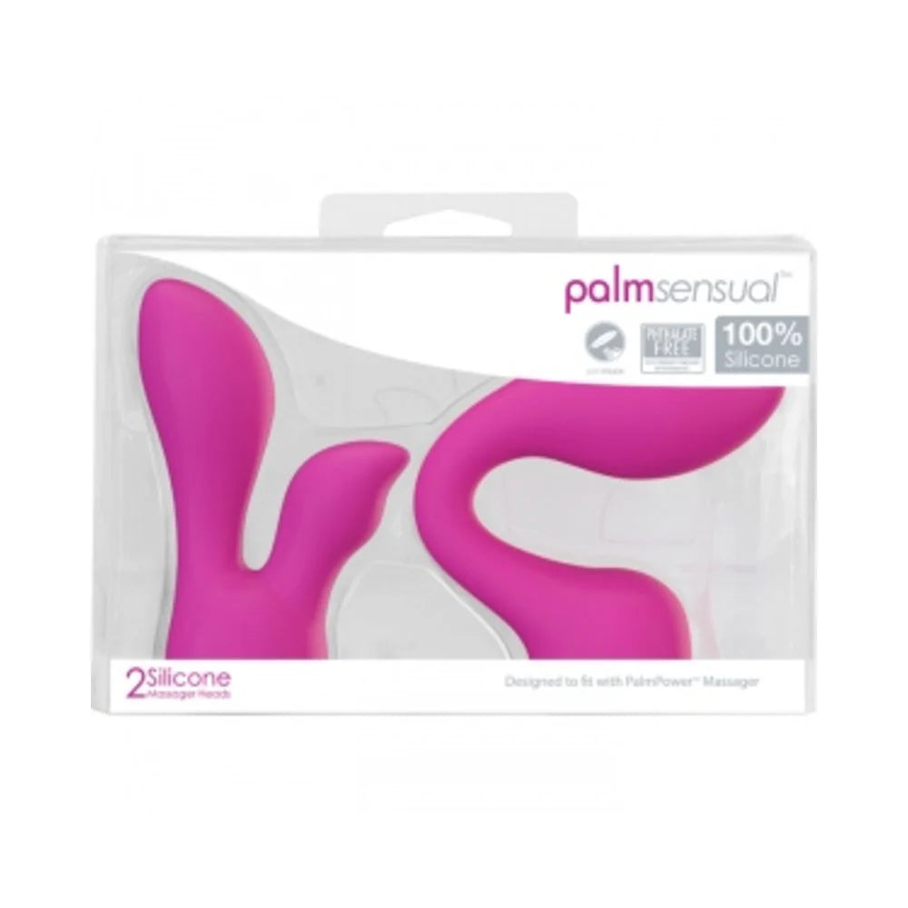 Palm Power Massager Heads Sensual Set Of 2