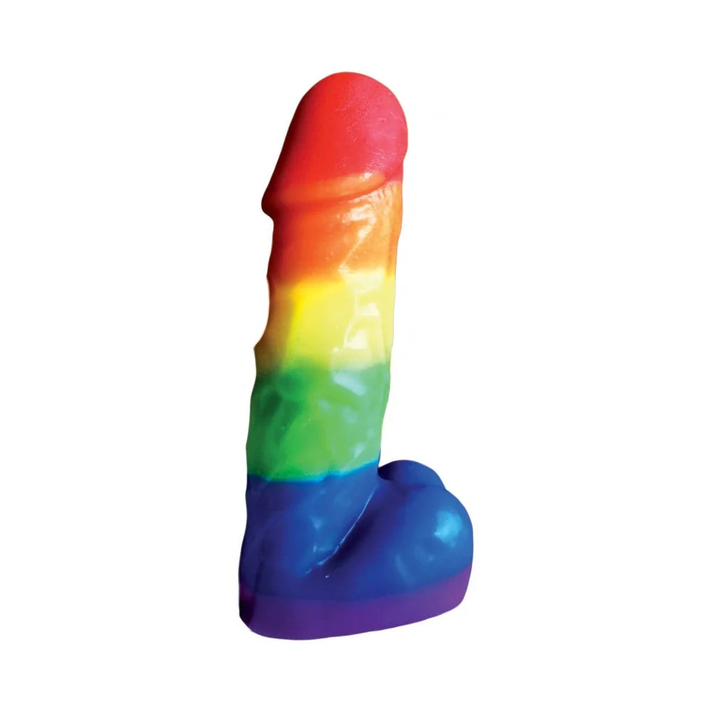 Rainbow Pecker Party Candle 7 inches
