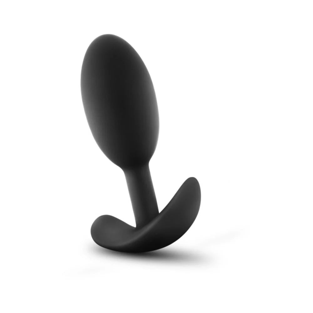 Luxe Wearable Vibra Slim Plug Medium Black