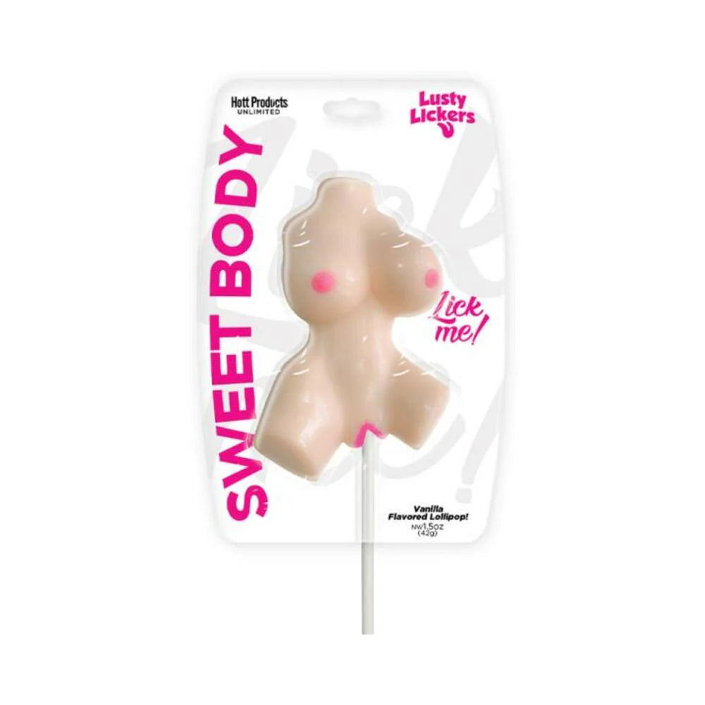 Lusty Lickers Female Torso Pop Butterscotch Flavor