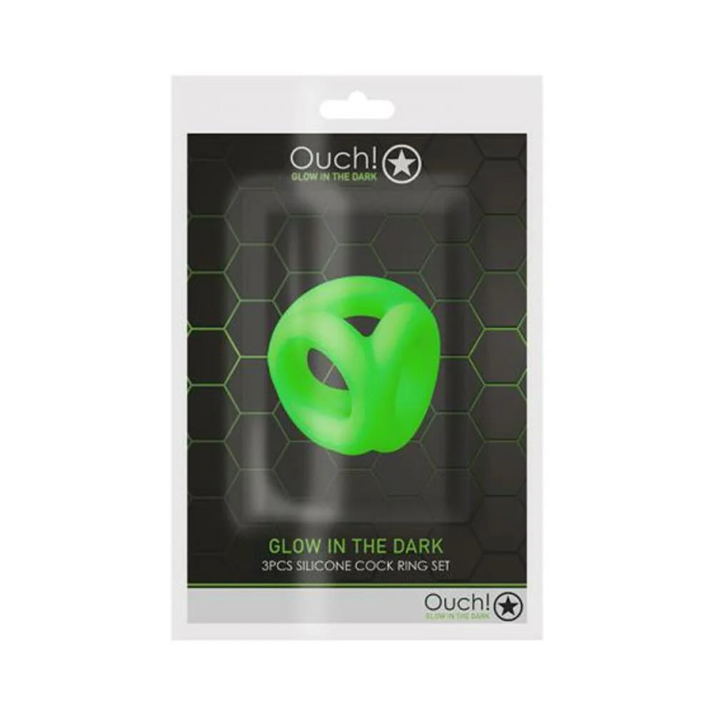 Ouch Cock Ring Ball Strap Gitd