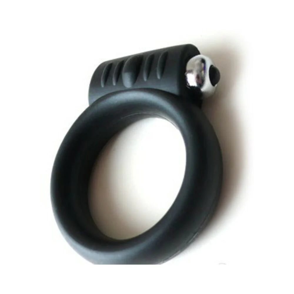 Tantus Vibrating C-ring 2in Onyx (bag)