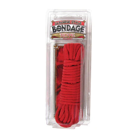 Japanese Style Bondage Cotton Rope - Red