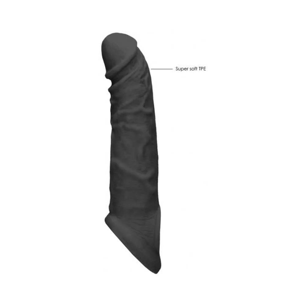 Realrock Skin 8 In. Penis Extender Sling Black