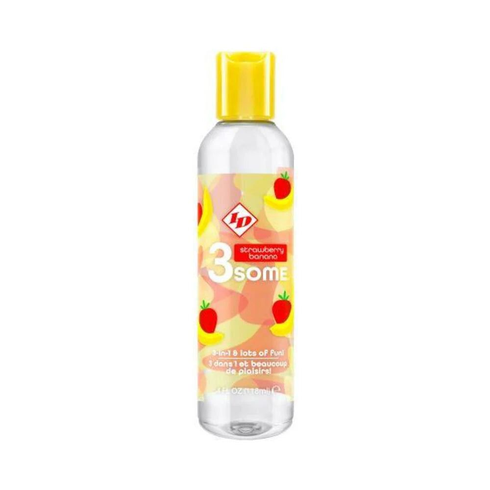 3some Strawberry Banana Water-based Lube