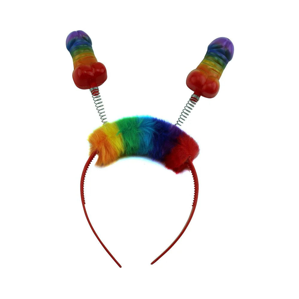 Rainbow Pecker Bopper Head Band O/S