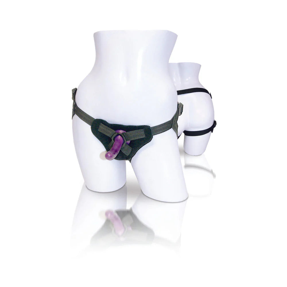 Sex & Mischief Strap-on & Silicone Dildo Kit