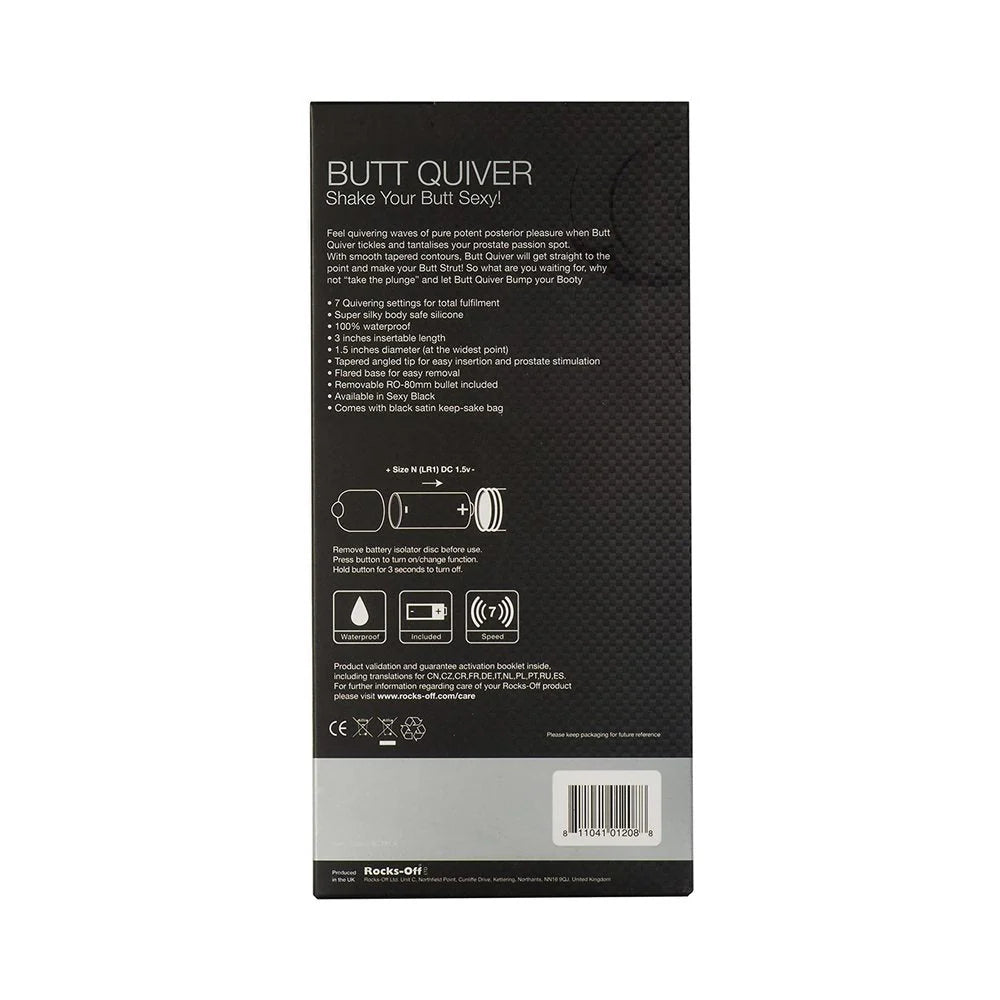 Butt Quiver Black Plug