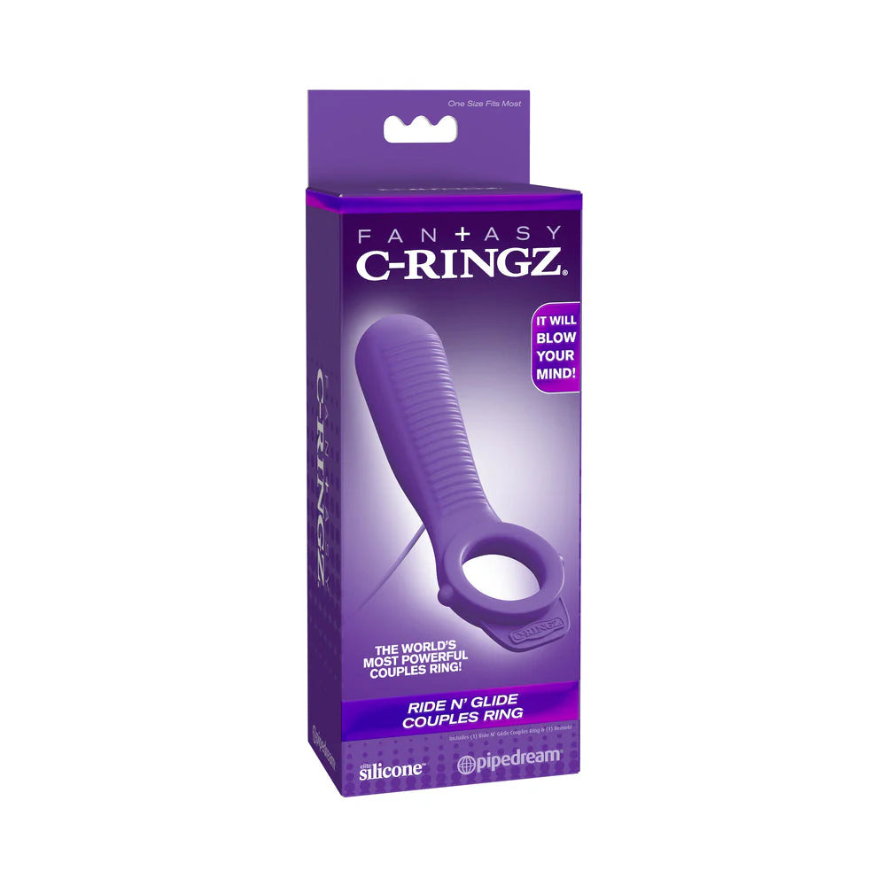 Fantasy C-Ringz Ride N Glide Couples Ring Purple