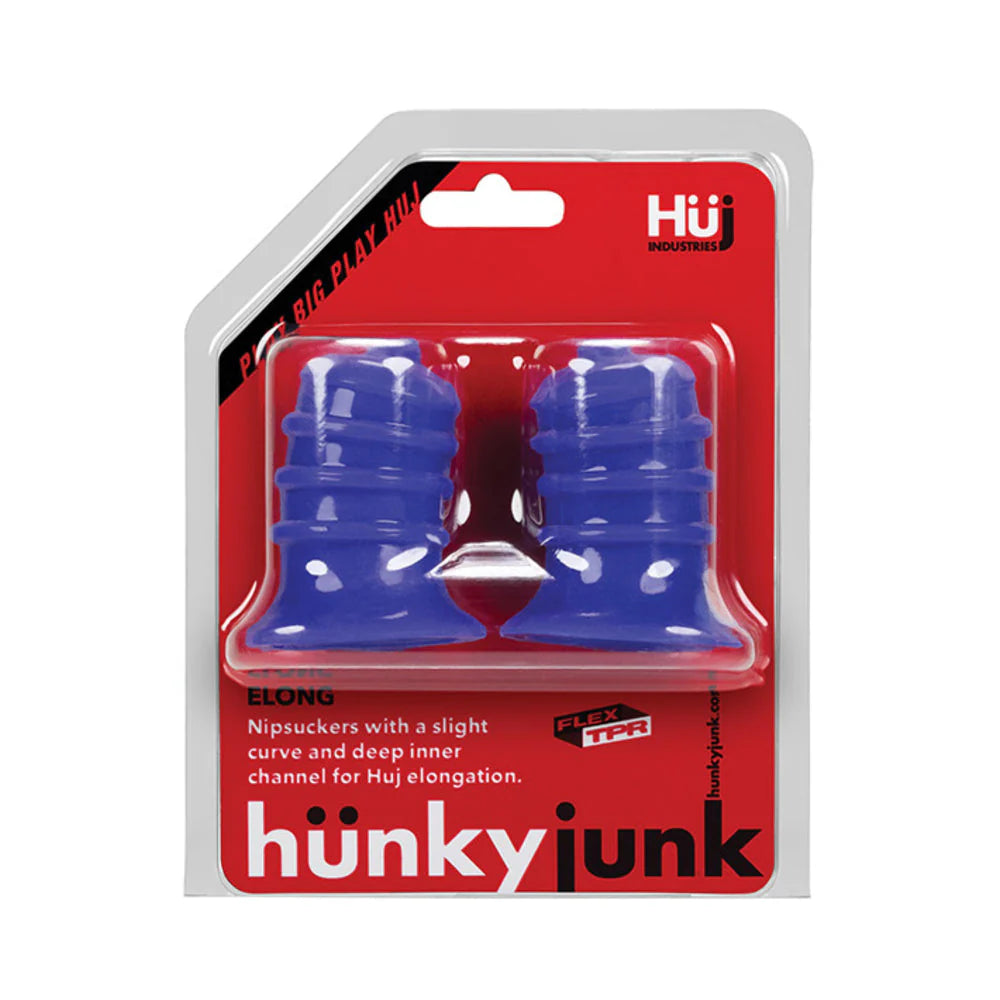 Hunkyjunk ELONG nipsuckers, cobalt
