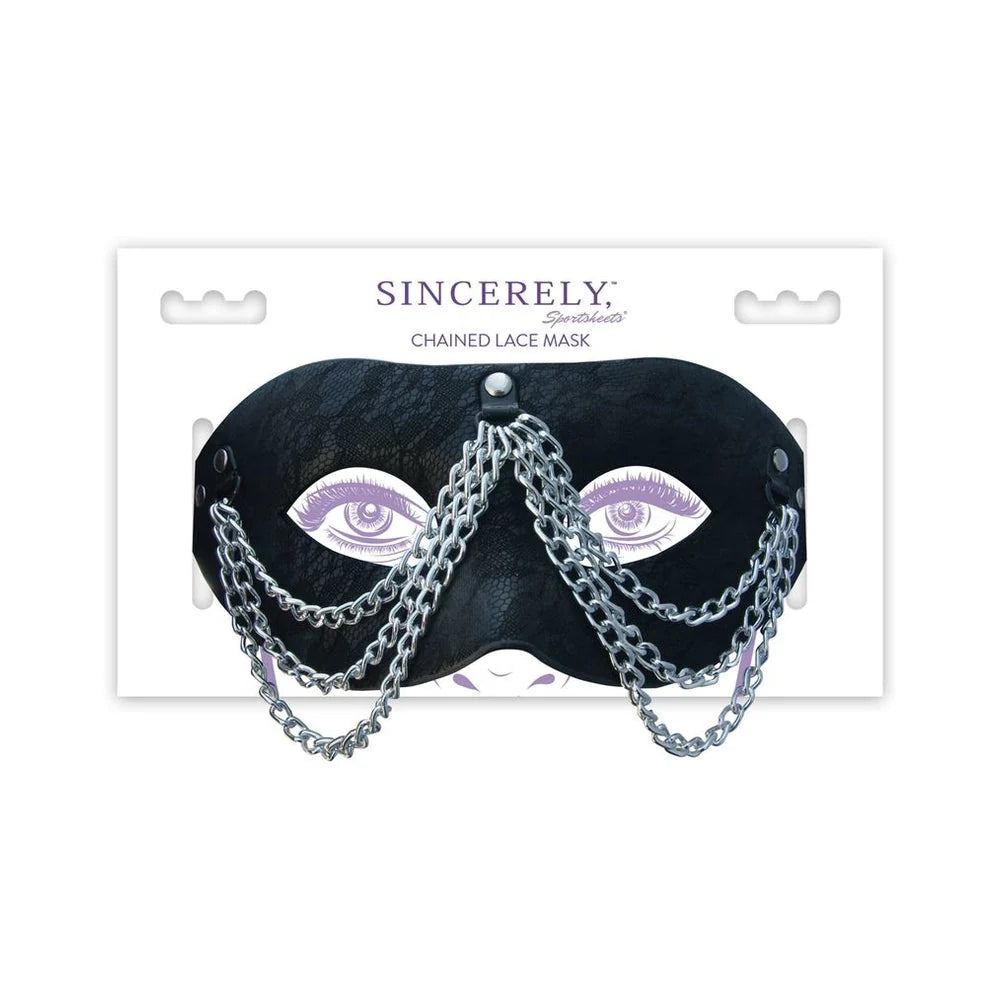 Sincerely, SS Chained Lace Mask