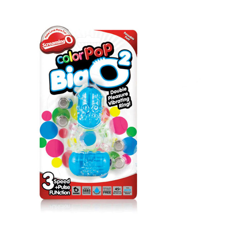 Screaming O Color Pop Big O2 Double Cock Ring