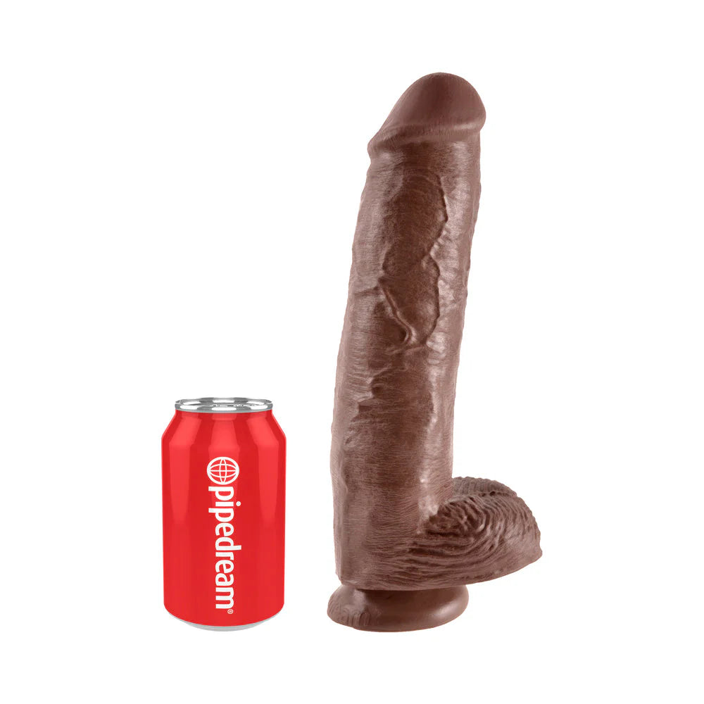 King Cock 11" Cock - Brown