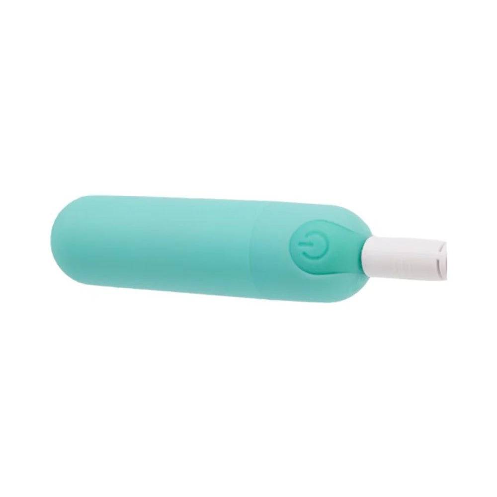 Essential Bullet 9 Function Usb Rechargeable Cord And Case Included Water-resistant Teal