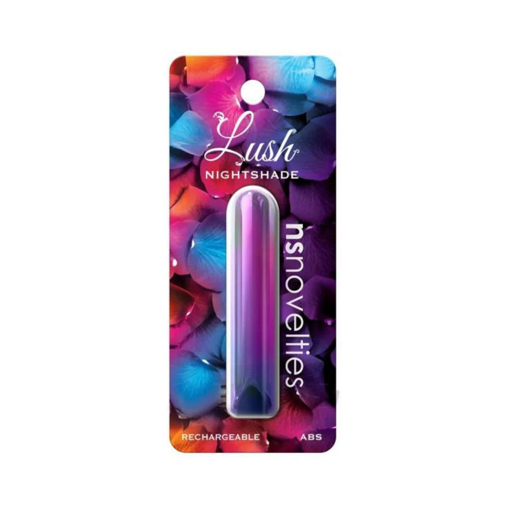 Lush Nightshade Rechargeable Bullet Vibrator - Multicolor