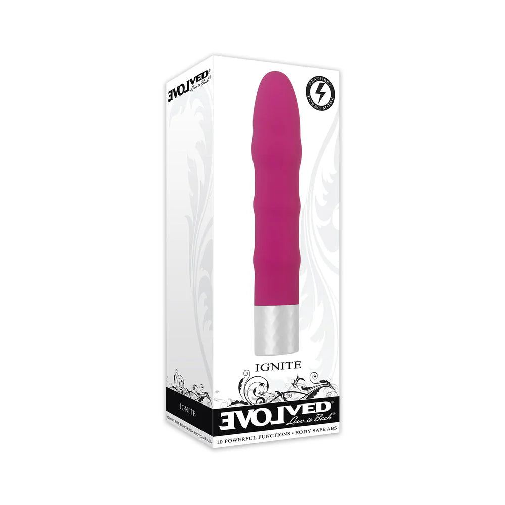 The Ignite Turbo Boost Plastic Vibrator Pink