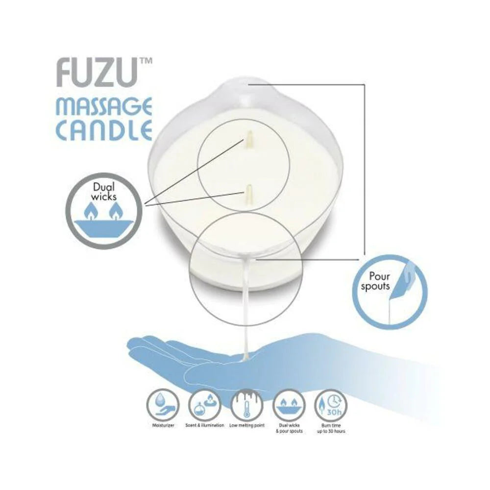 Fuzu Massage Candle Freshly Unscented 4 Oz