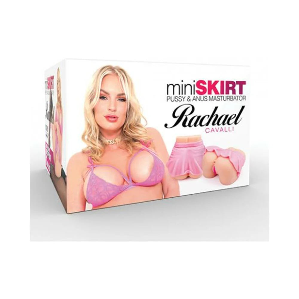 Rachel Cavalli Mini Skirt Pussy & Ass Masturbator