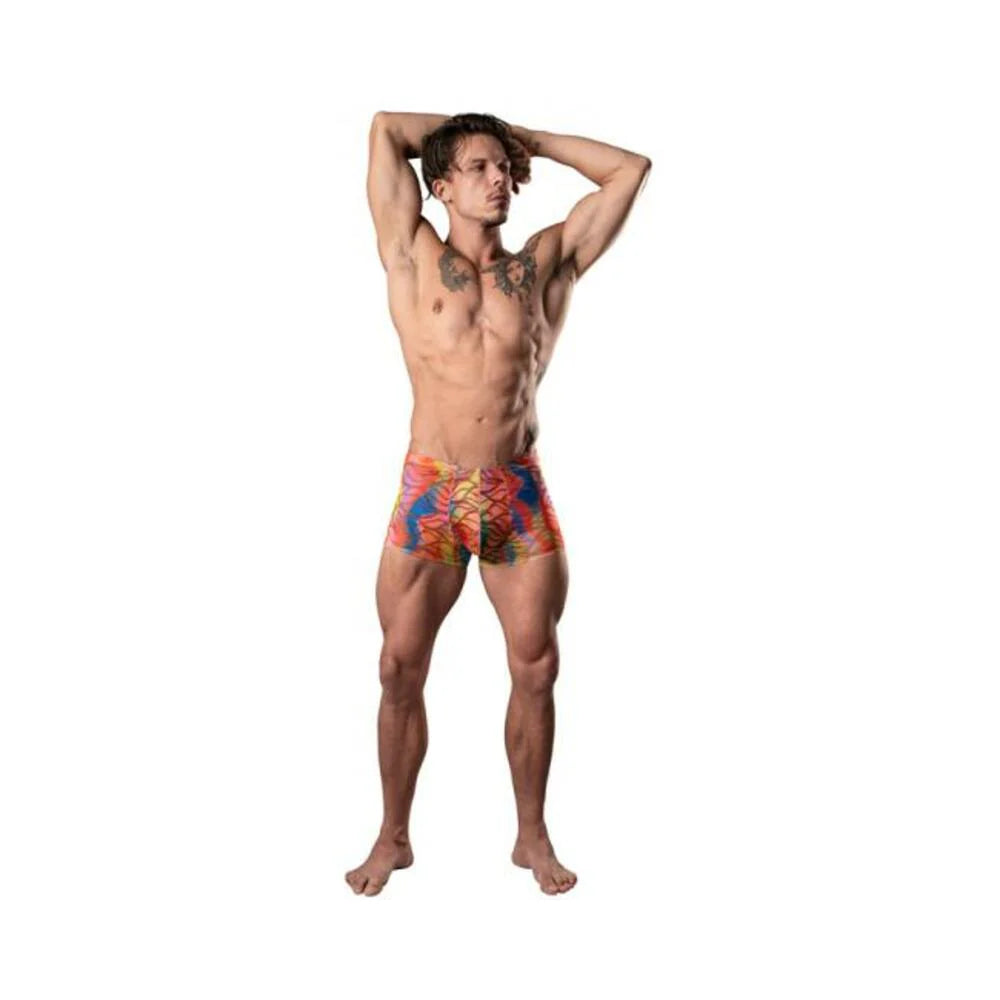 Male Power Your Lace Or Mine Pouch Short Multicolor L