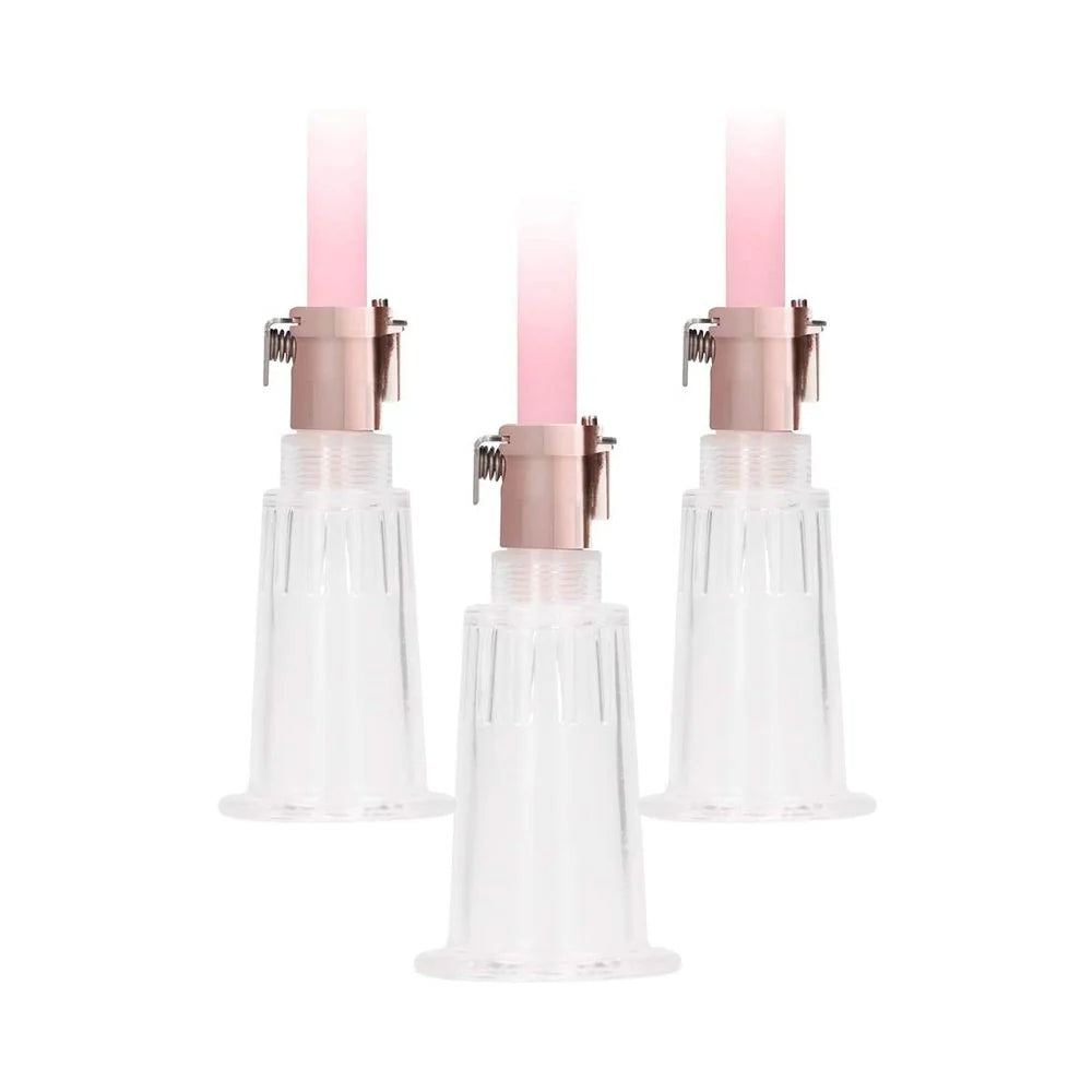 Pumped - Clitoral & Nipple Pump Set Medium - Rose