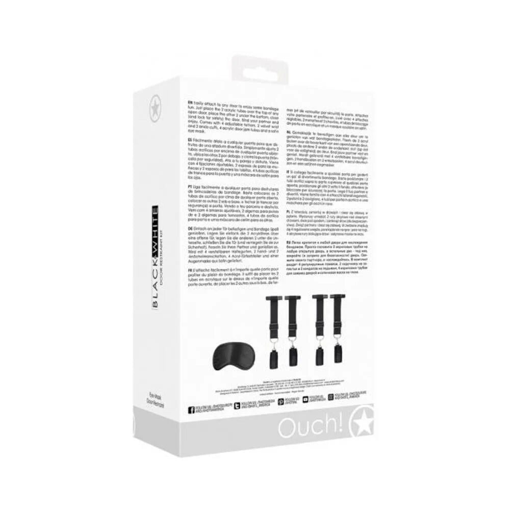 Ouch Door Restraint Kit Black