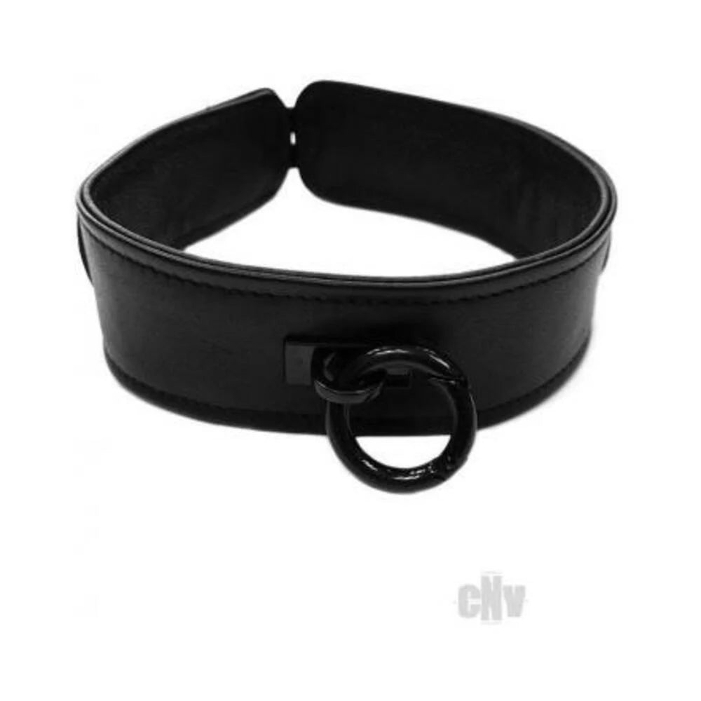 Leather Collar Black
