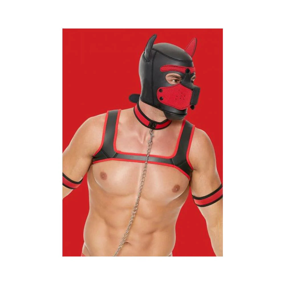 Ouch Neoprene Puppy Kit S/m Red