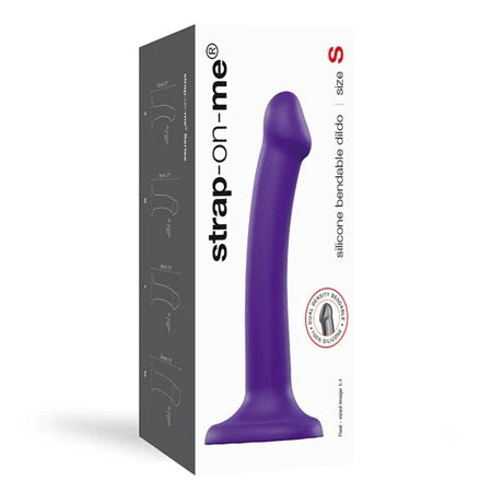 Strap On Me Silicone Bendable Dildo Small - Purple