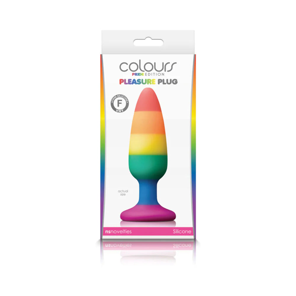 Colours Pride Edition Pleasure Plug Medium Rainbow