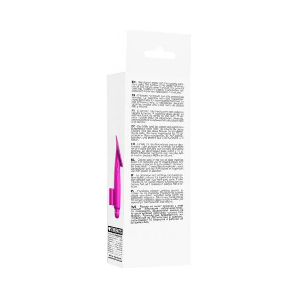 Luminous Thea Abs Bullet With Silicone Sleeve 10 Speeds Fuchsia